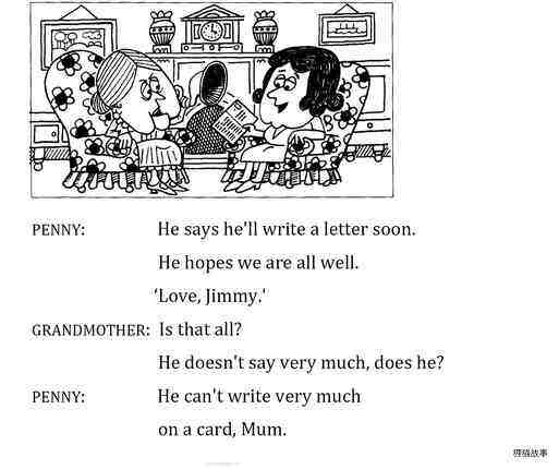 1-101 A Card From Jimmy绘本故事第4页