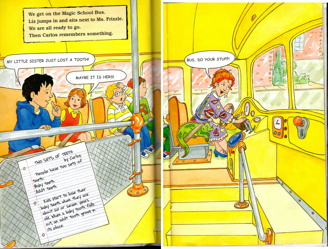 Magic School Bus and the Missing Tooth绘本故事第5页