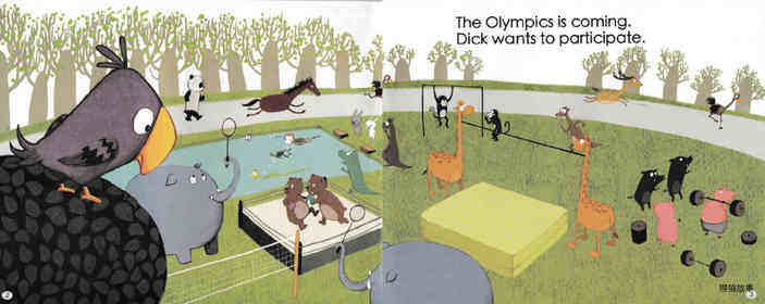 Dick and the Olympics绘本故事第3页