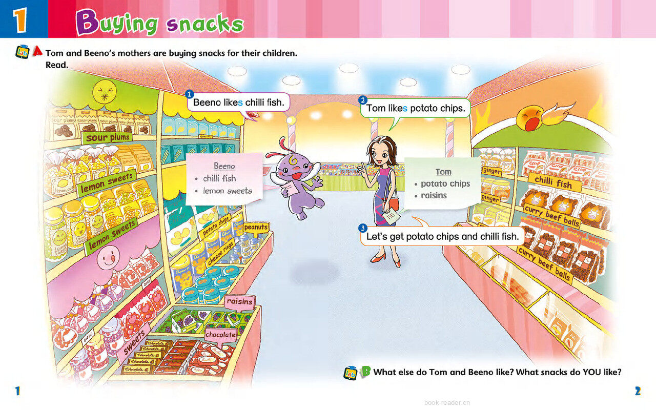 1 Buying snacks绘本故事第3页