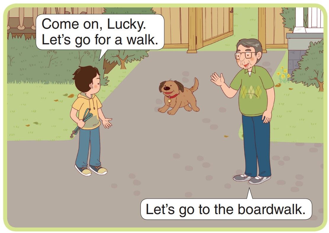 Bad Dog, Lucky!绘本故事第3页