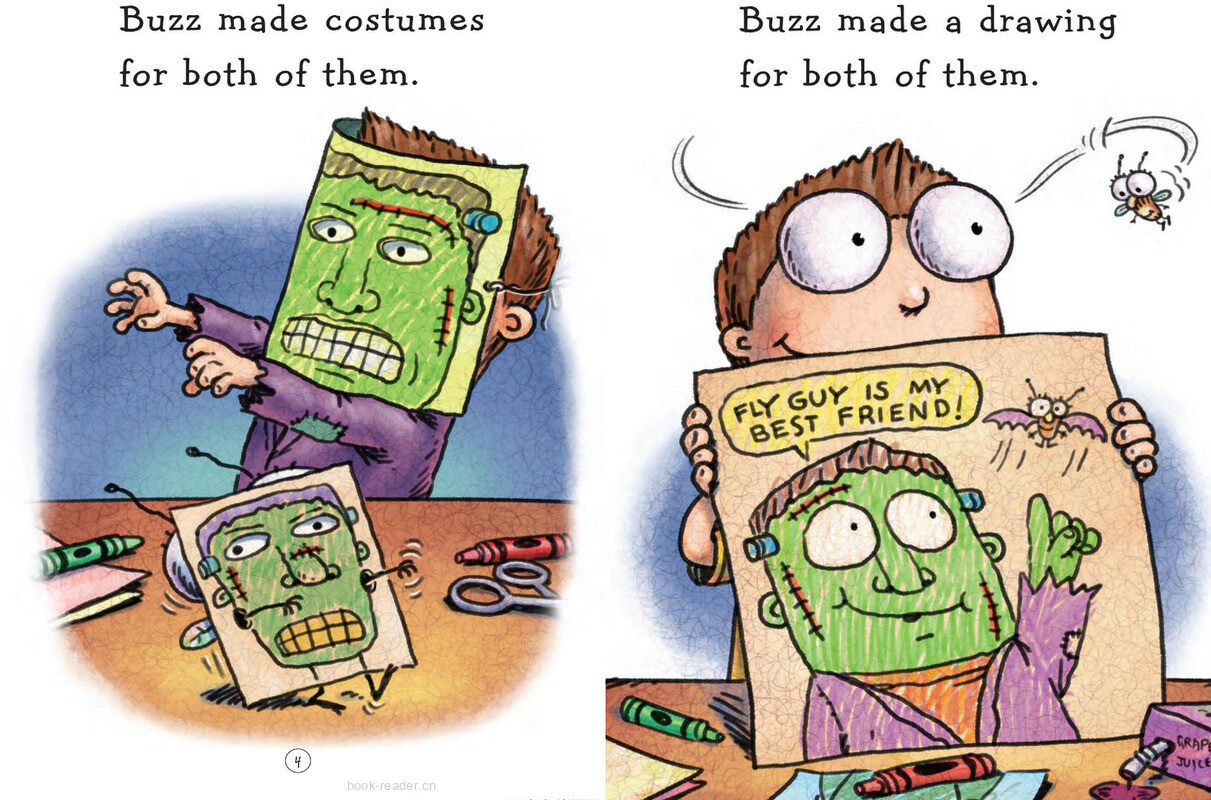 Fly Guy and the Frankenfly绘本故事第5页