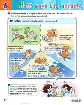 6 Help save the animals绘本故事第3页