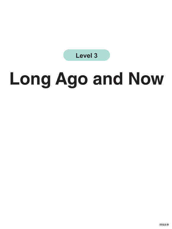 Long Ago and Now