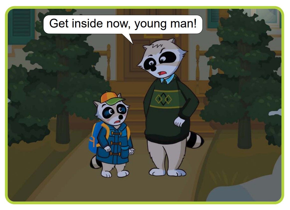 In Trouble绘本故事第3页