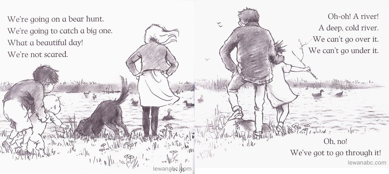 (20周)We're Going on a Bear Hunt绘本故事第5页