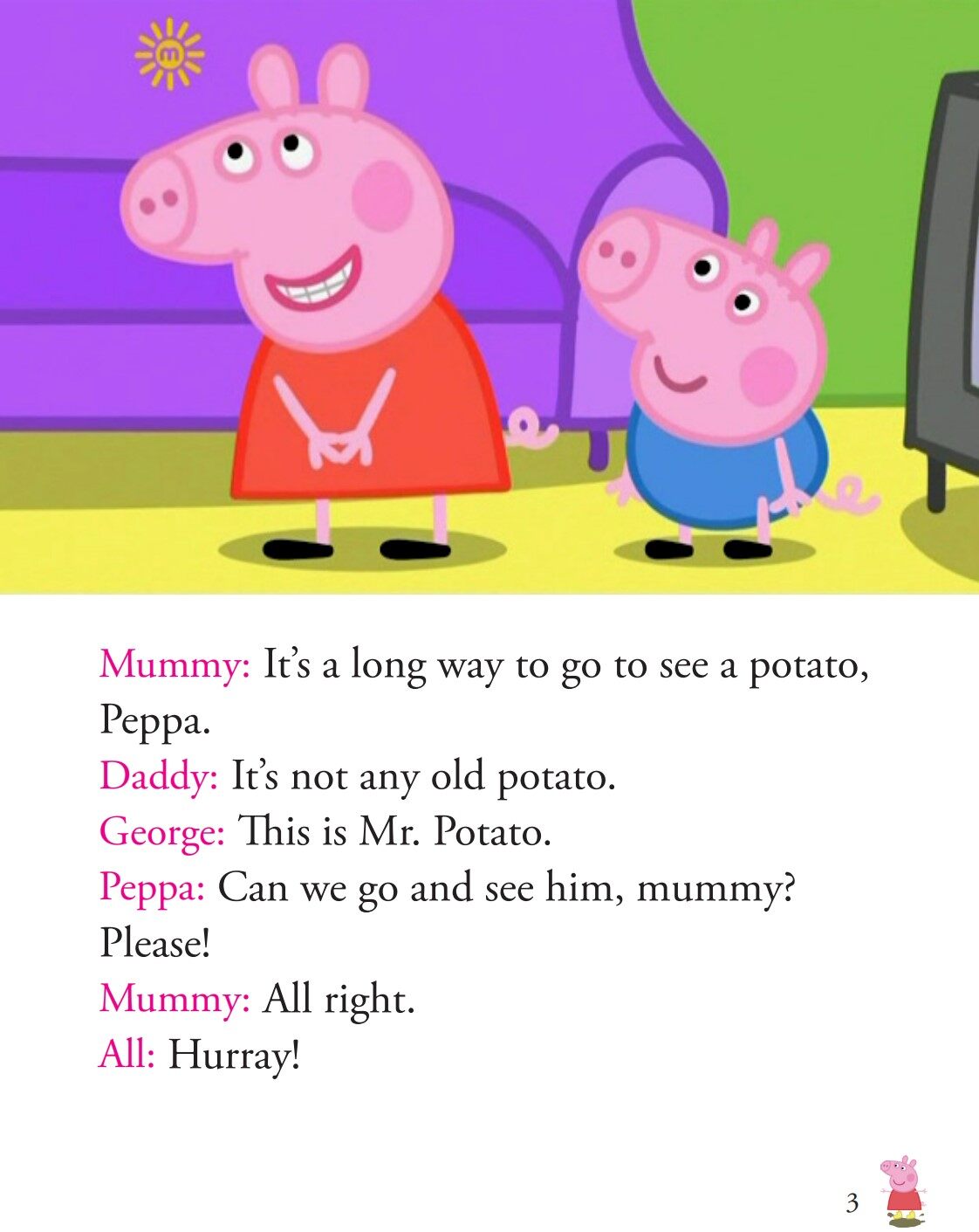 Mr Potato Comes to Town绘本故事第5页