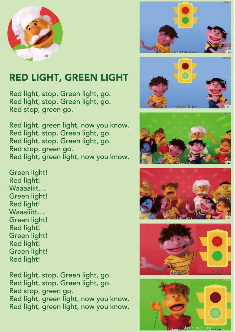 Red Light, Green Light绘本故事第2页