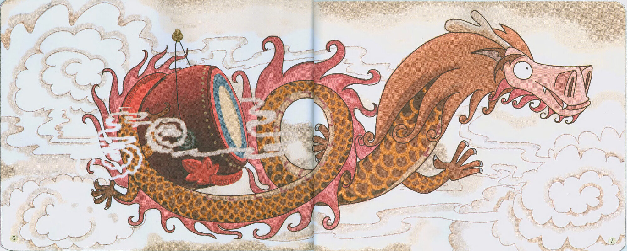 Dragon and Drum绘本故事第5页