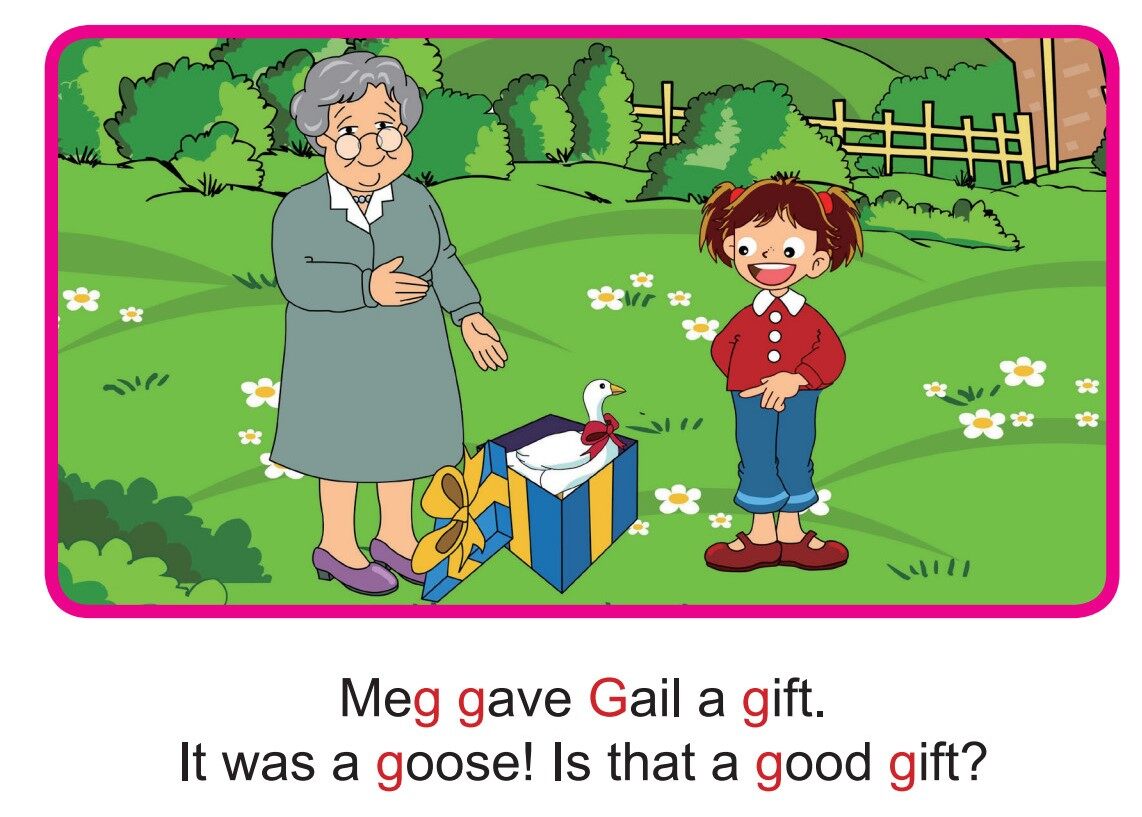 'G' words -  A Good Gift绘本故事第2页