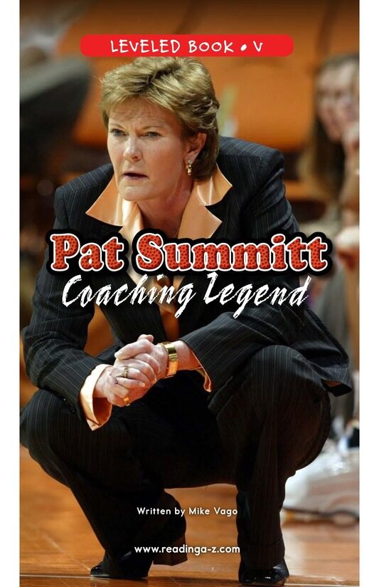 Pat Summitt Coaching Legend绘本故事第2页