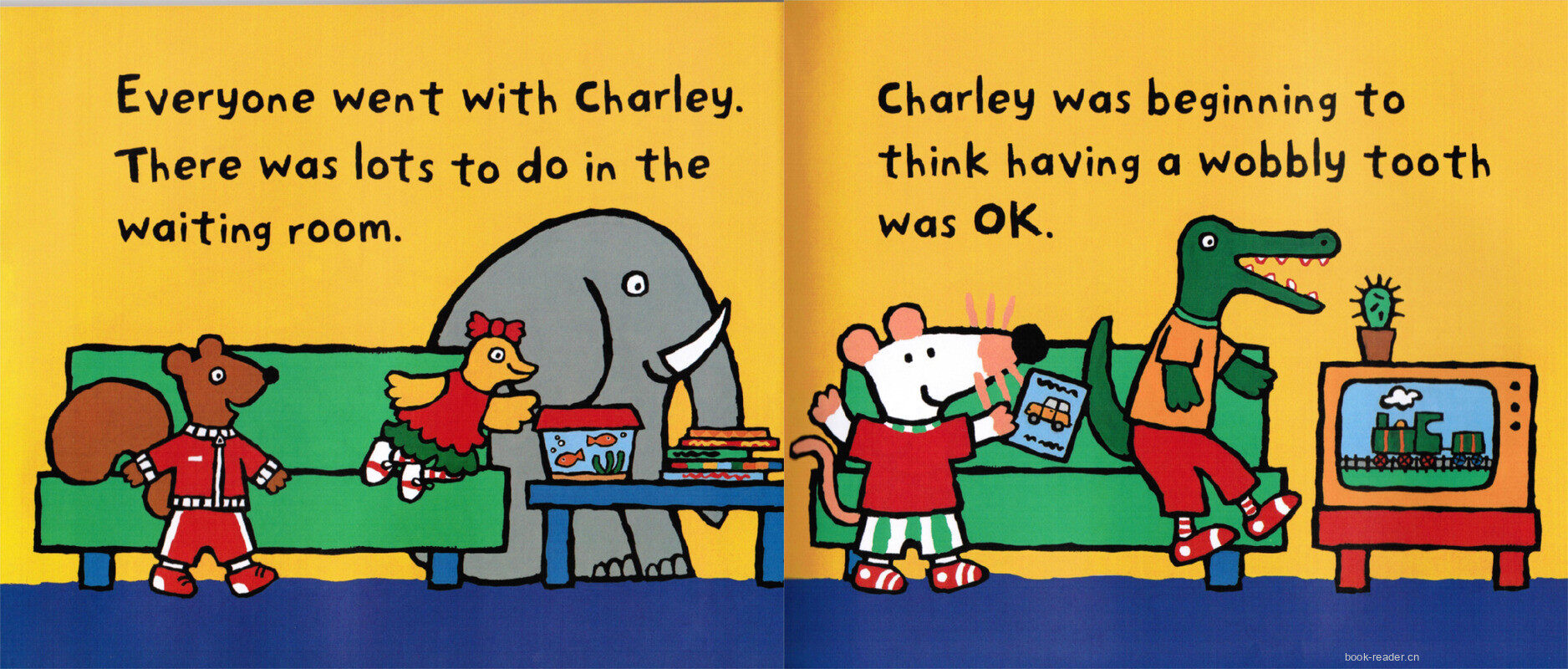 Maisy Charley and the Wobbly Tooth绘本故事第4页