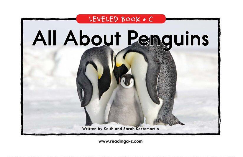 All About Penguins绘本故事第2页