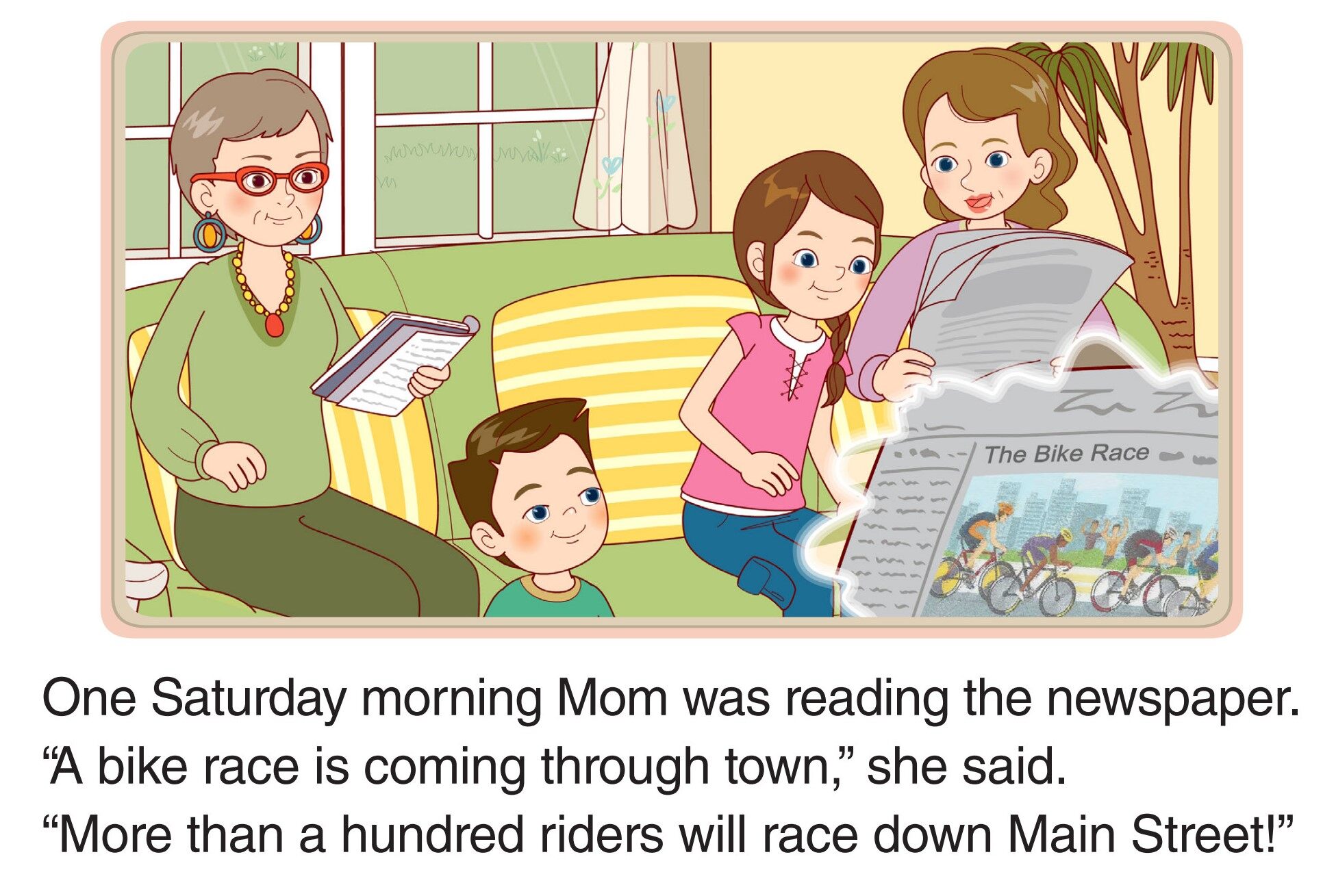 The Bike Race绘本故事第2页