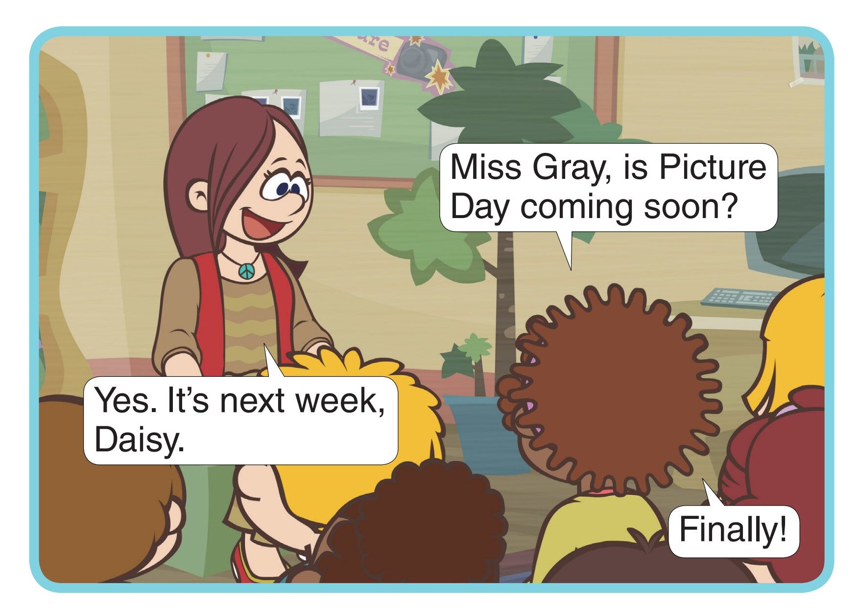 Picture Day Is Coming绘本故事第2页