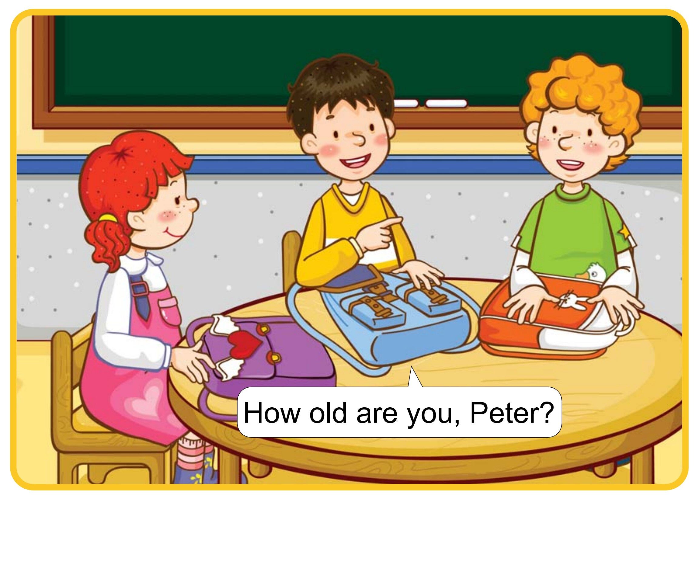 How Old Are You?绘本故事第4页