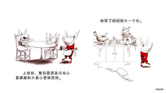 奥莉薇拯救马戏团绘本故事第3页