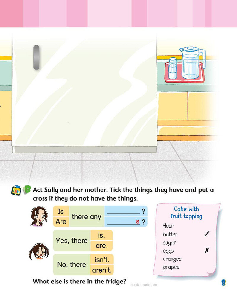 2 Our favourite food绘本故事第4页