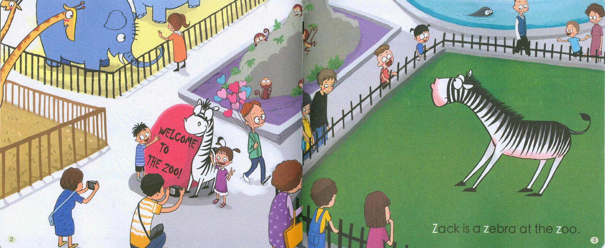 Z Zack the Zebra绘本故事第3页