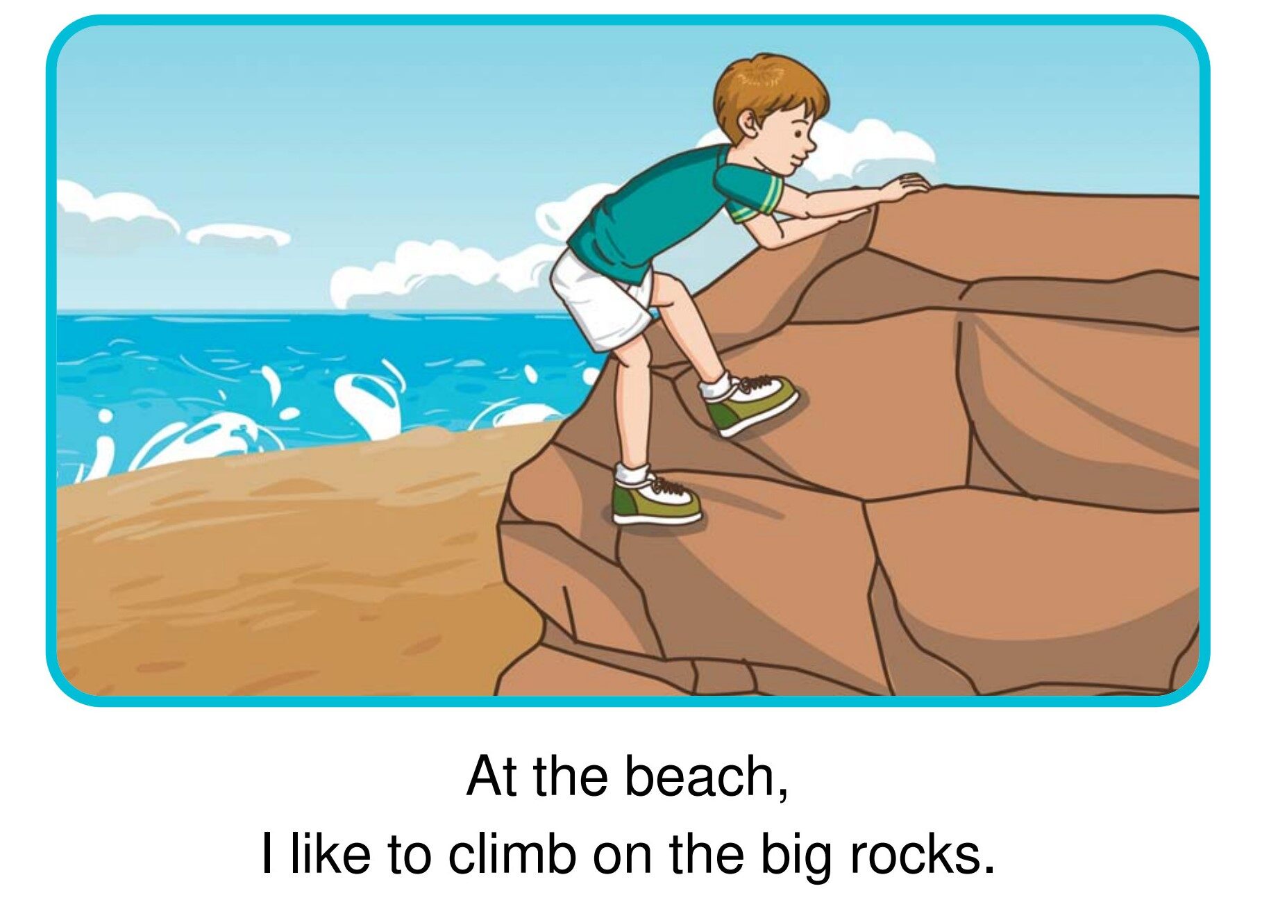 I Like to Climb绘本故事第3页