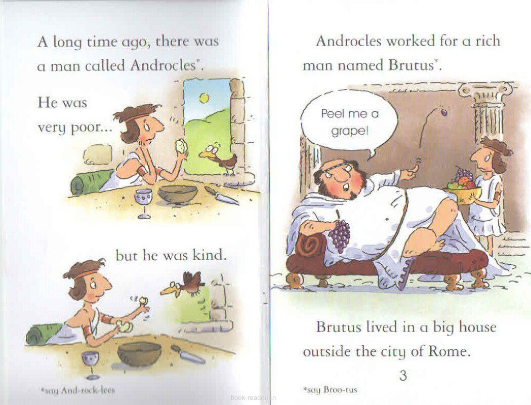 Androcles and The Lion绘本故事第3页