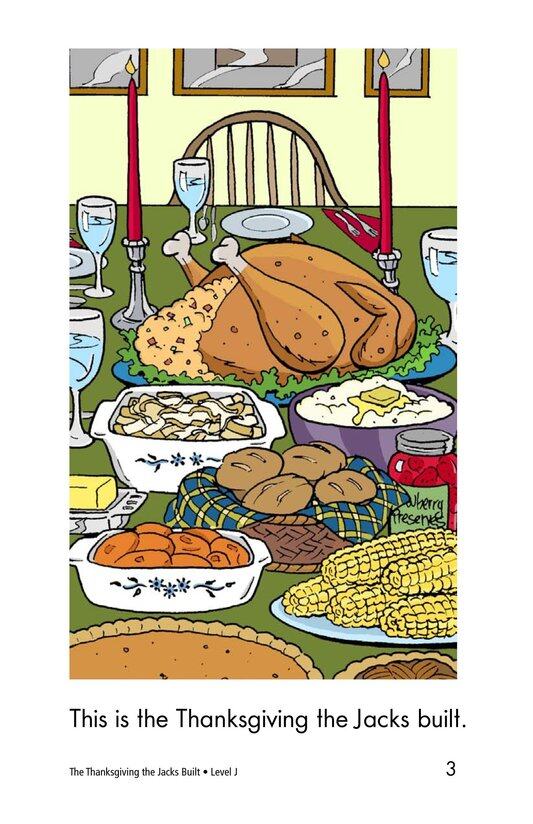 The Thanksgiving the Jacks Built绘本故事第3页