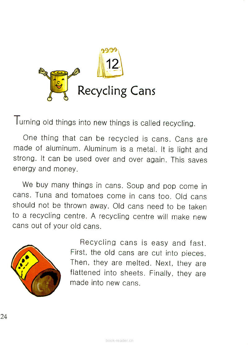 Recycling Cans绘本故事第2页