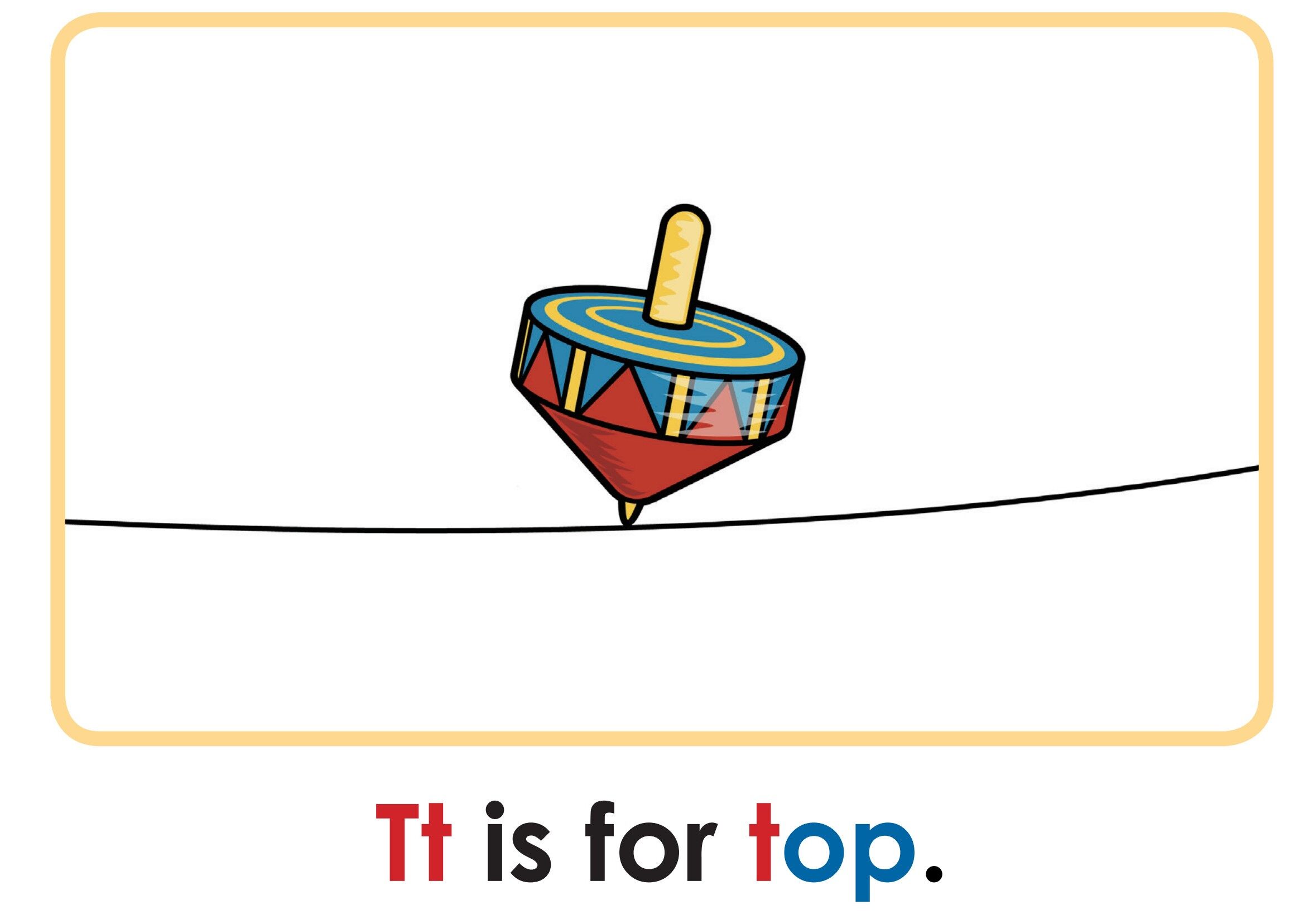 Letter Tt绘本故事第4页