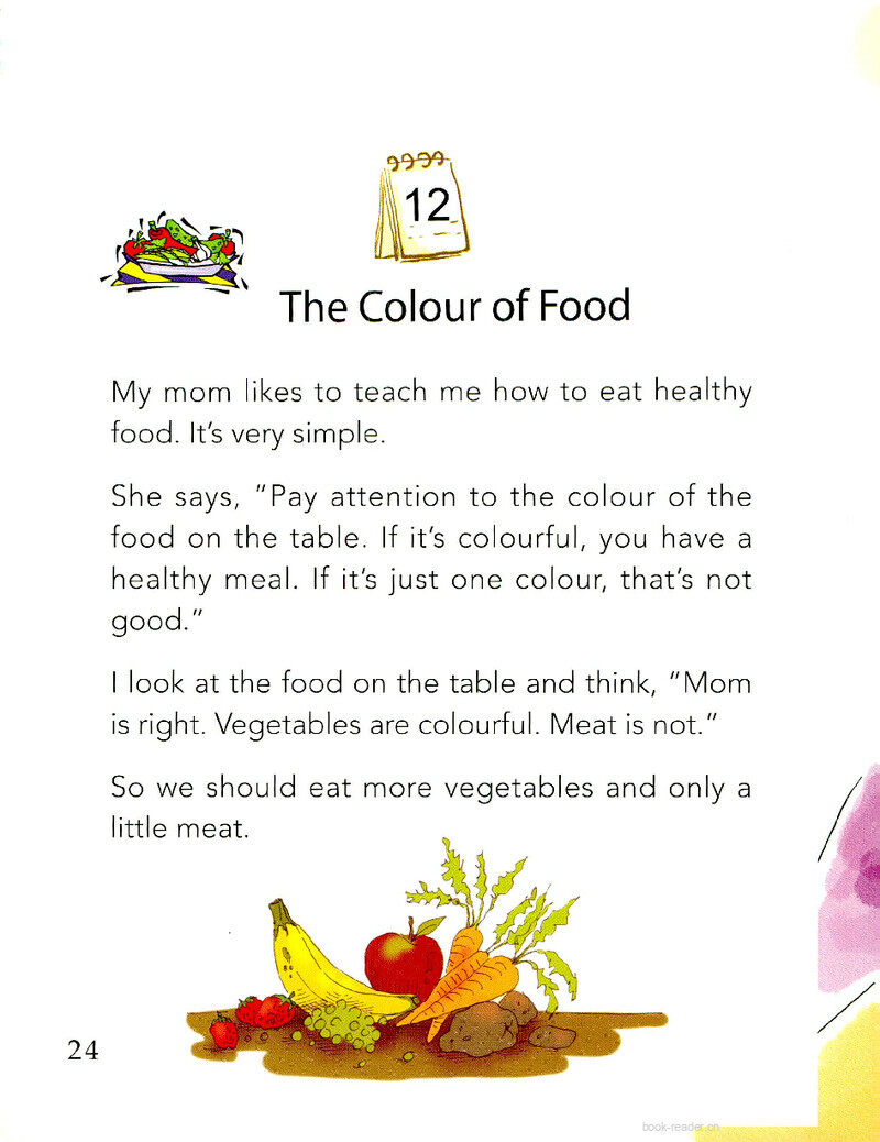 The Colour of Food绘本故事第2页