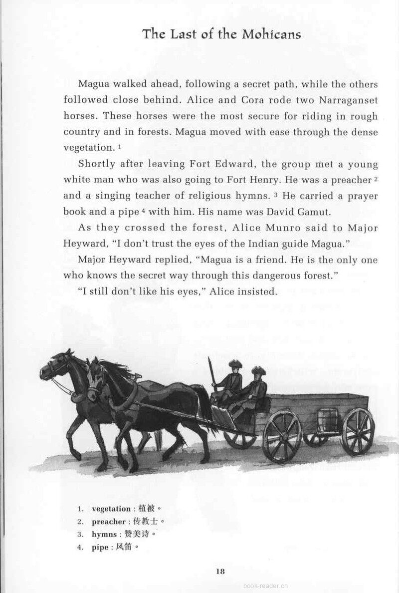 The Last of the Mohicans绘本故事第5页
