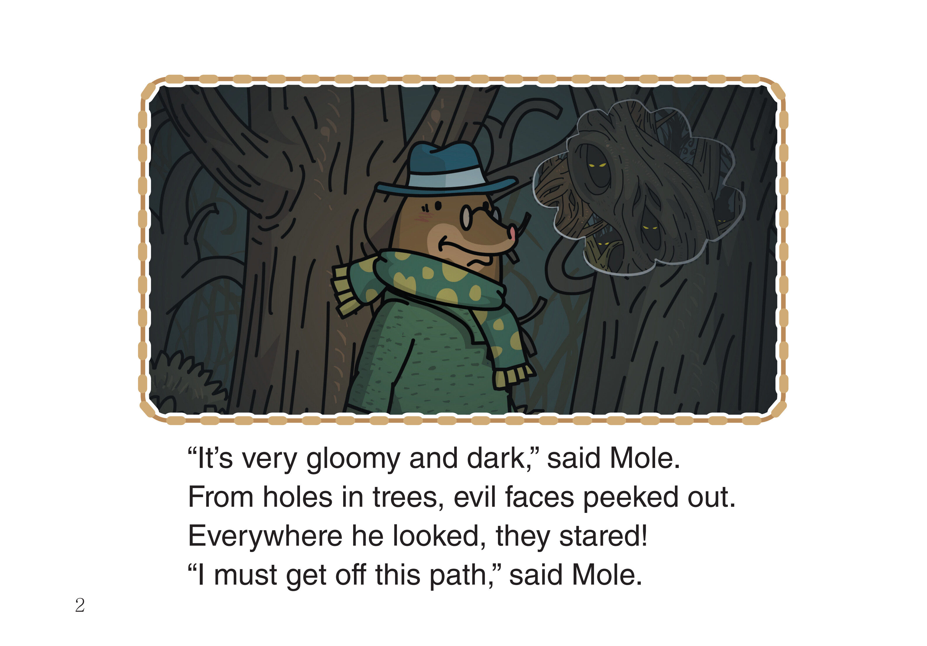 Afraid in the Wood绘本故事第4页