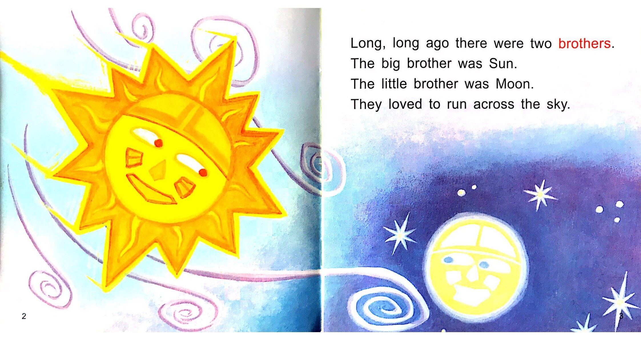 How Moon Tricked Sun绘本故事第3页