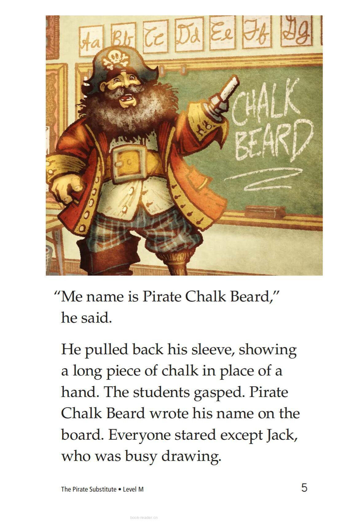 The Pirate Substitute绘本故事第5页