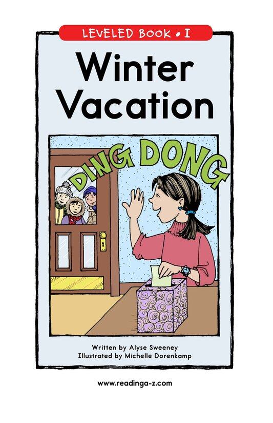 Winter Vacation绘本故事第2页