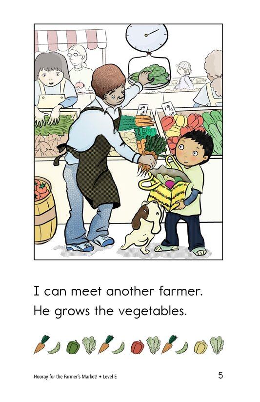 Hooray for the Farmer's Market!绘本故事第5页