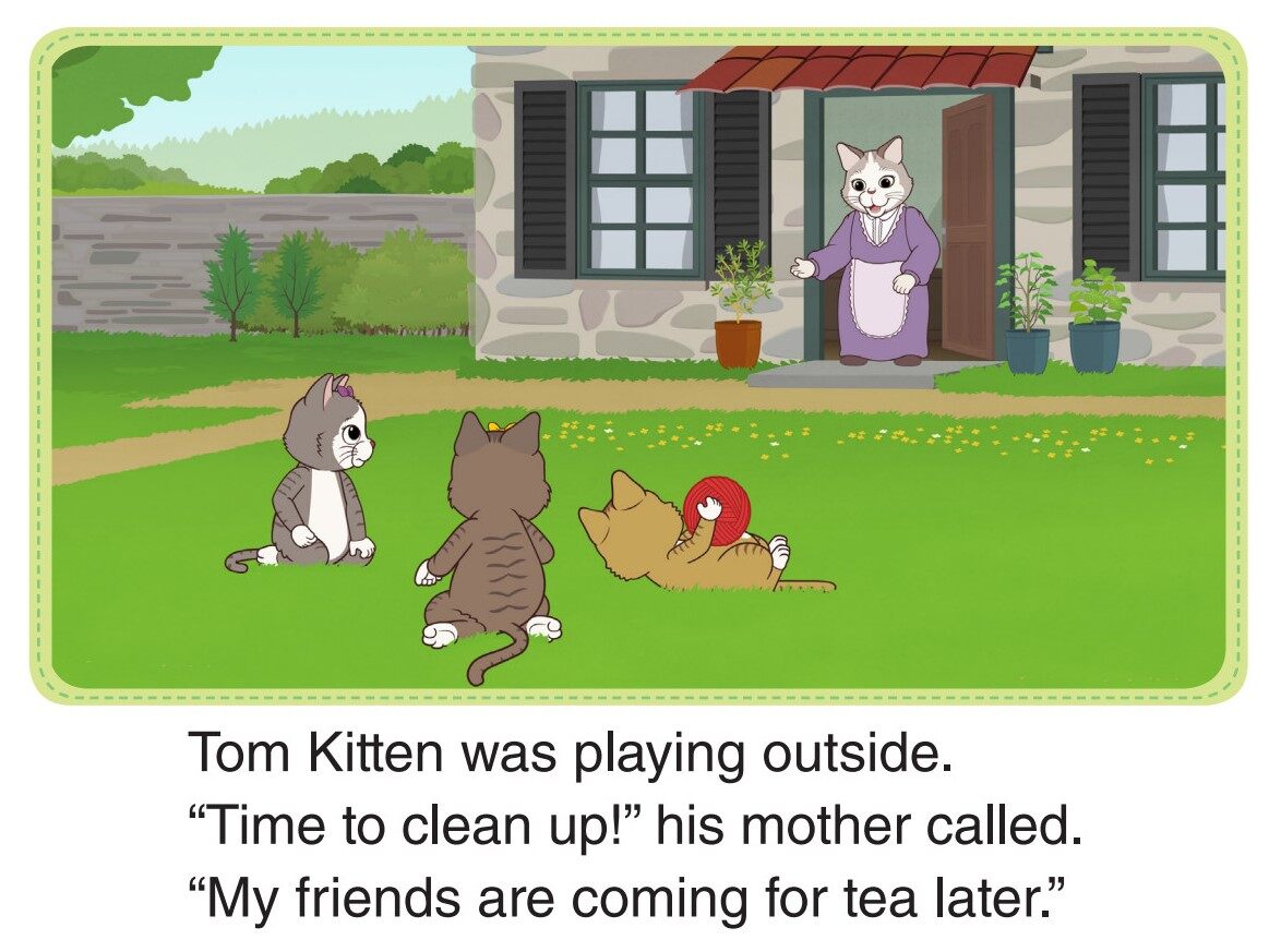 Tom Meets a Frog绘本故事第2页