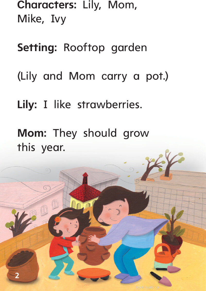 G1 On U3W2 Yum, Strawberries!绘本故事第4页