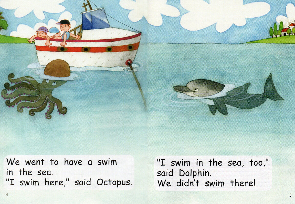 time for a swim绘本故事第4页