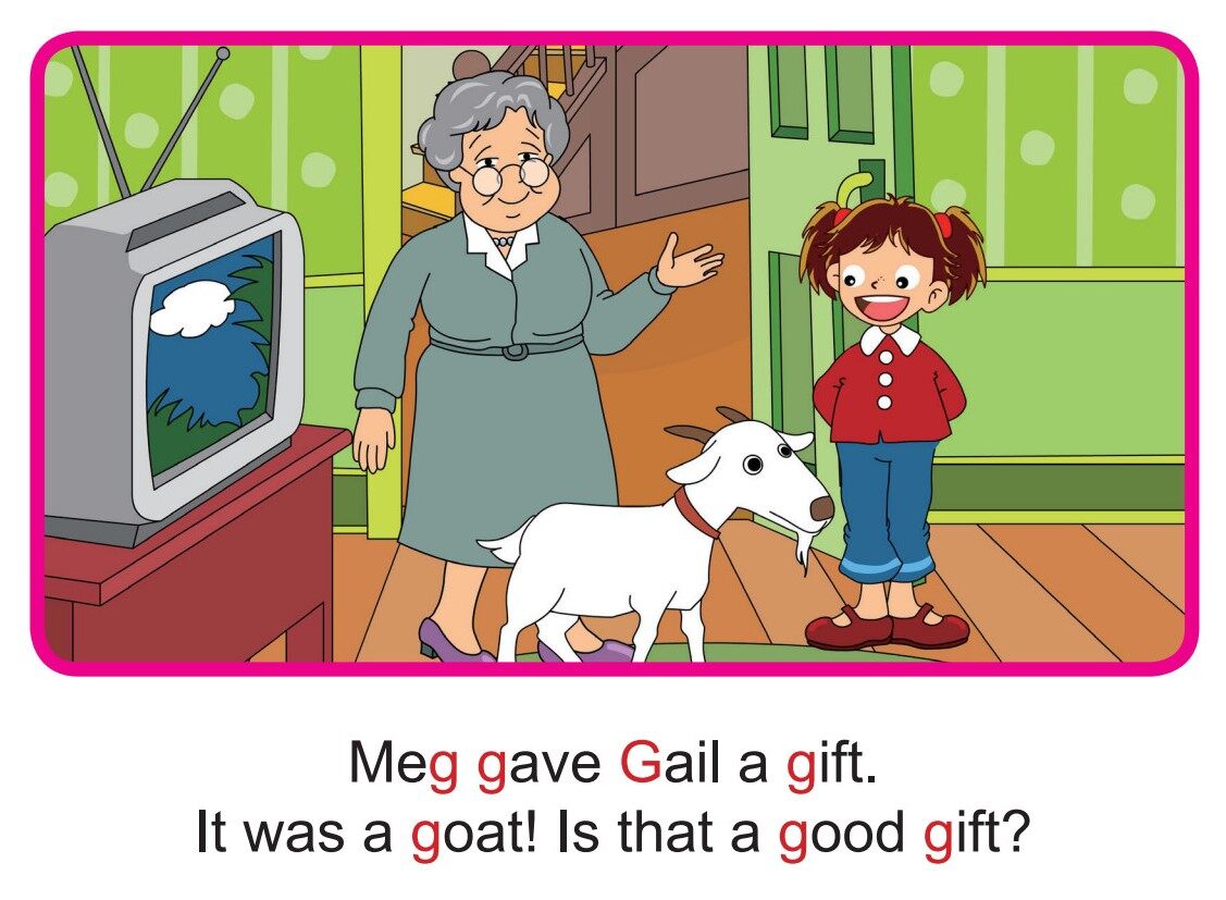 'G' words -  A Good Gift绘本故事第5页