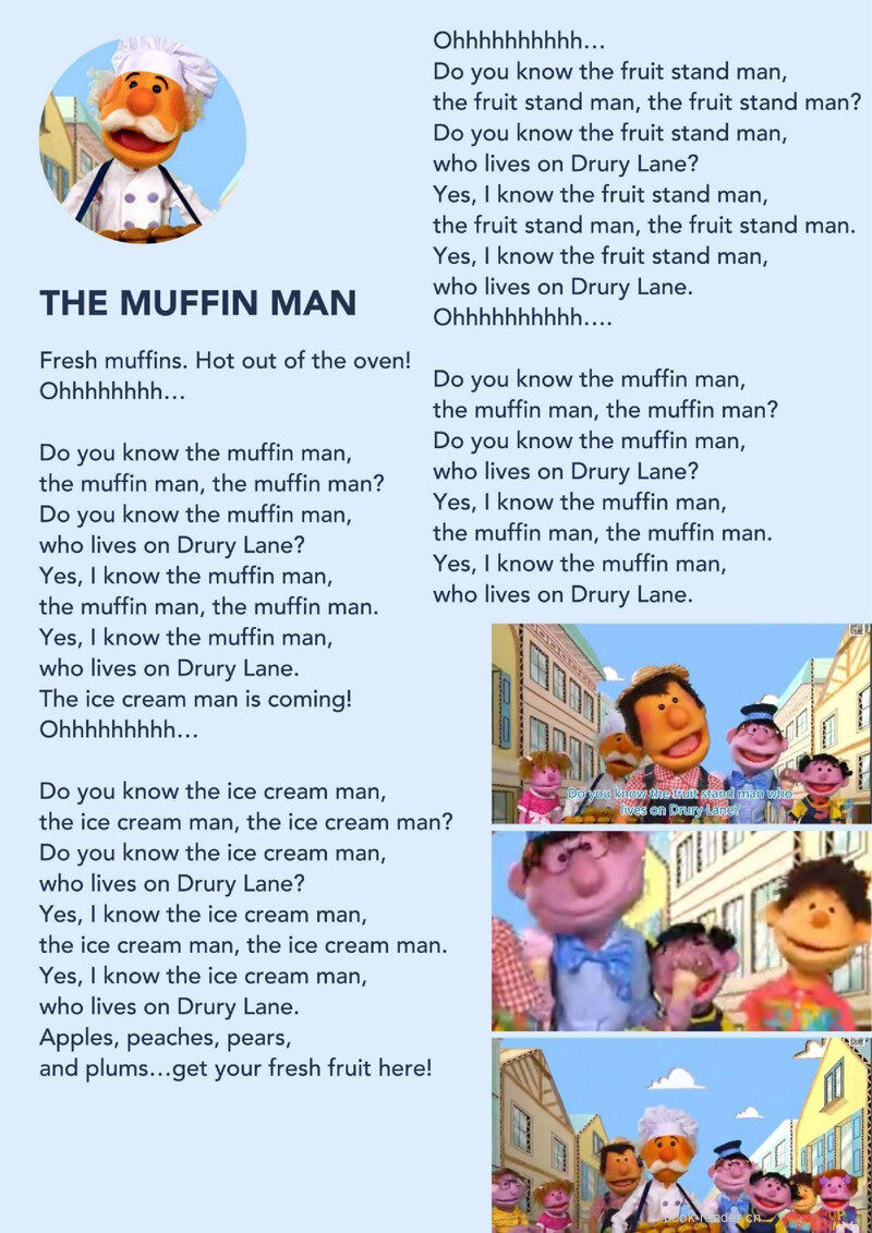 The Muffin Man绘本故事第2页