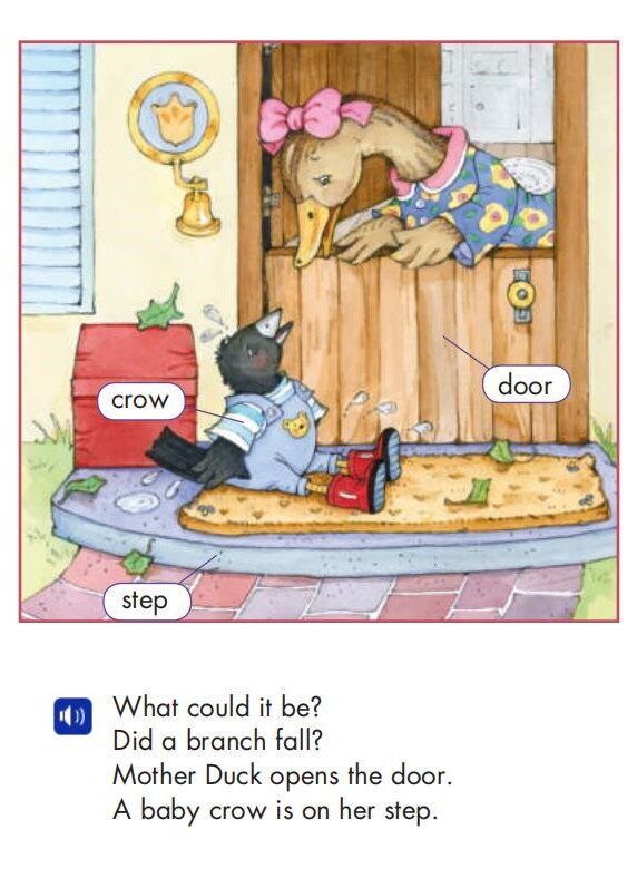 Mother Duck and Baby Crow绘本故事第4页