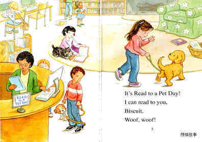 Biscuit Loves the library绘本故事第4页