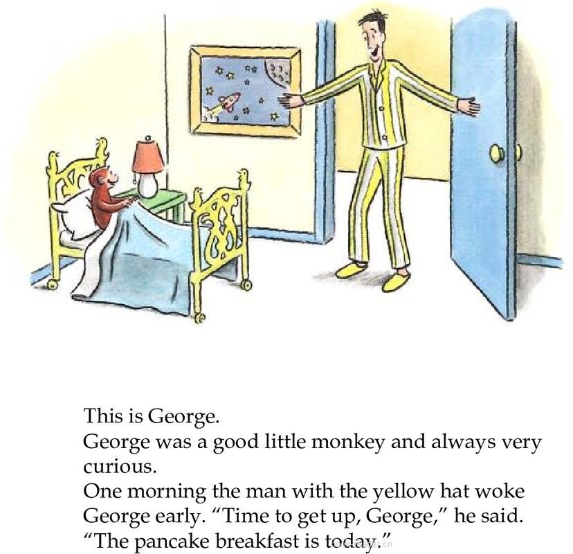 Curious George Makes Pancakes绘本故事第3页