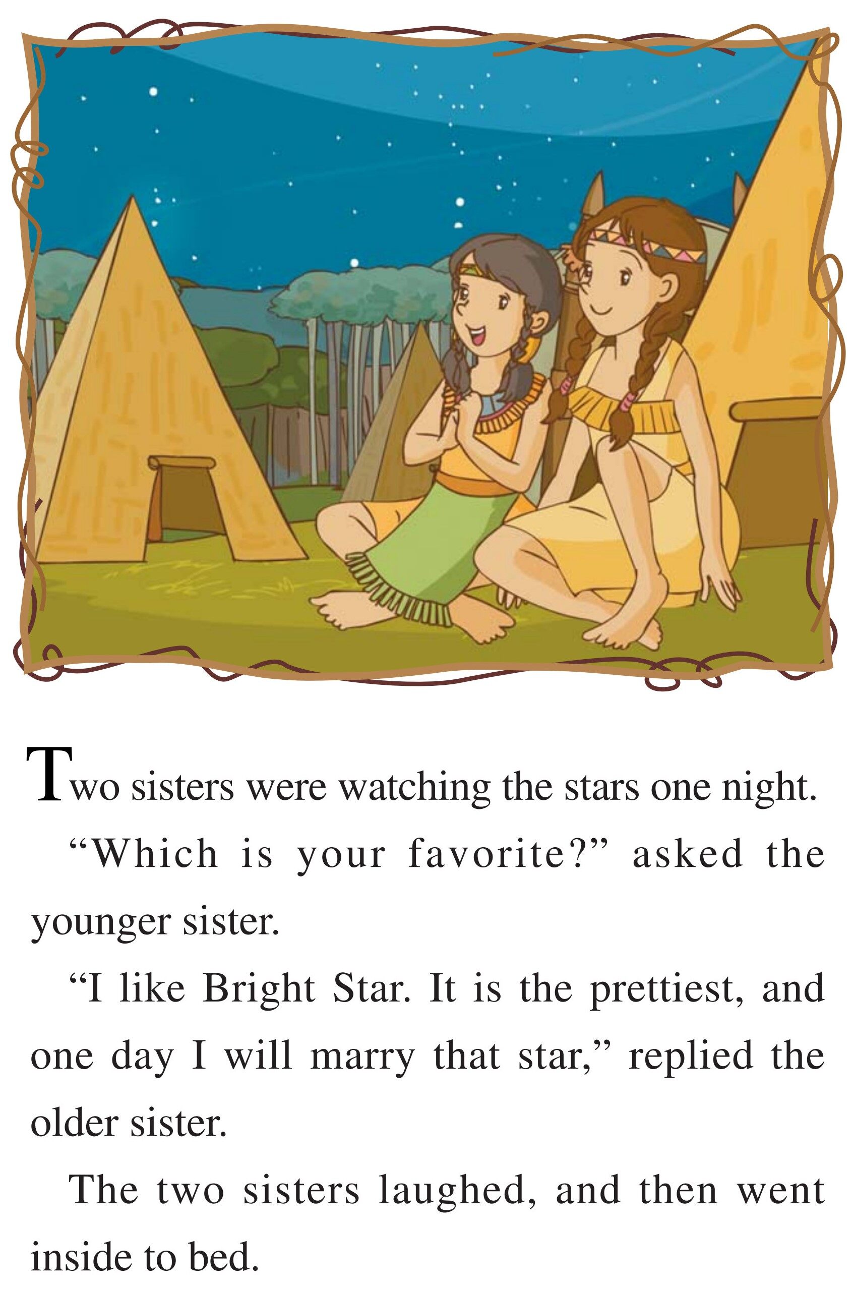 The Falling Star绘本故事第2页