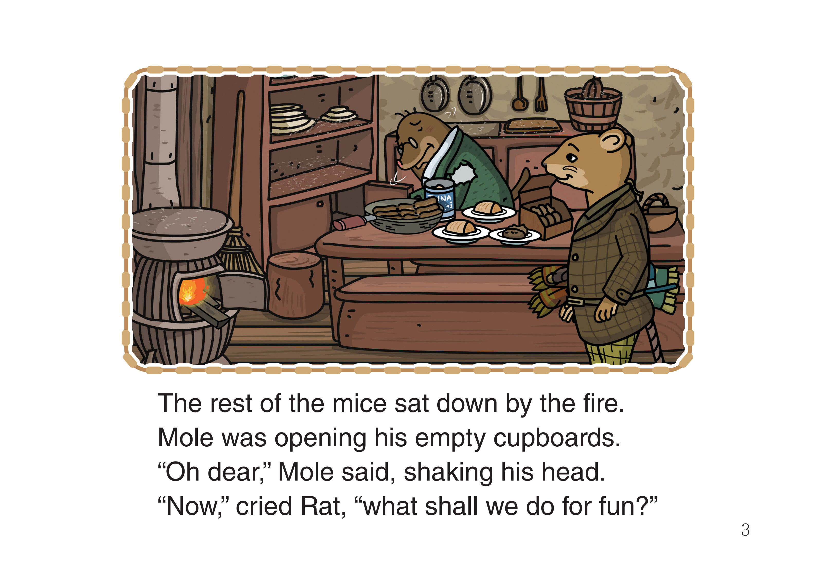 Amusing the Mice绘本故事第5页