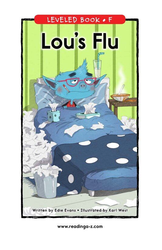 Lou's Flu绘本故事第2页