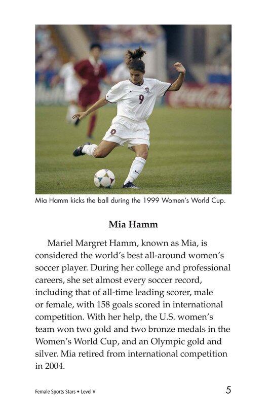 Female Sports Stars绘本故事第4页