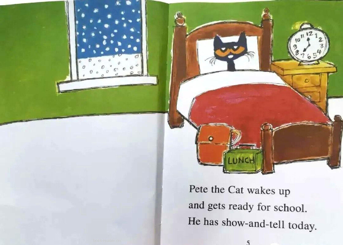 Pete The Cat Snow Daze绘本故事第3页