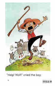 The Boy Who Cried Wolf!绘本故事第4页