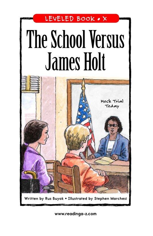 The School Versus James Holt绘本故事第2页